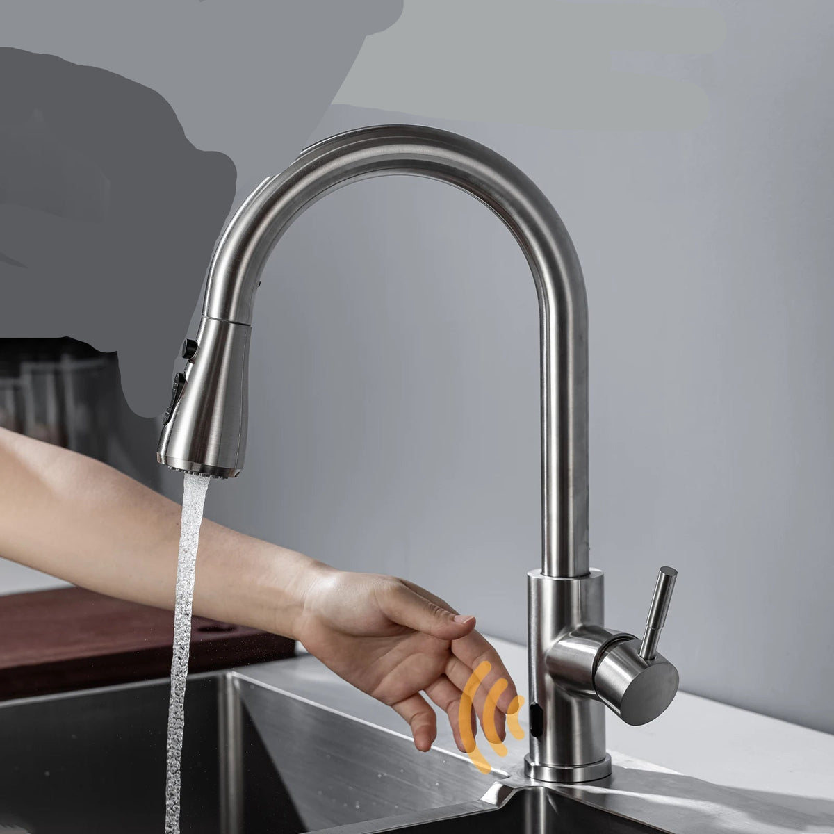 Smart Touchless Kitchen Faucet