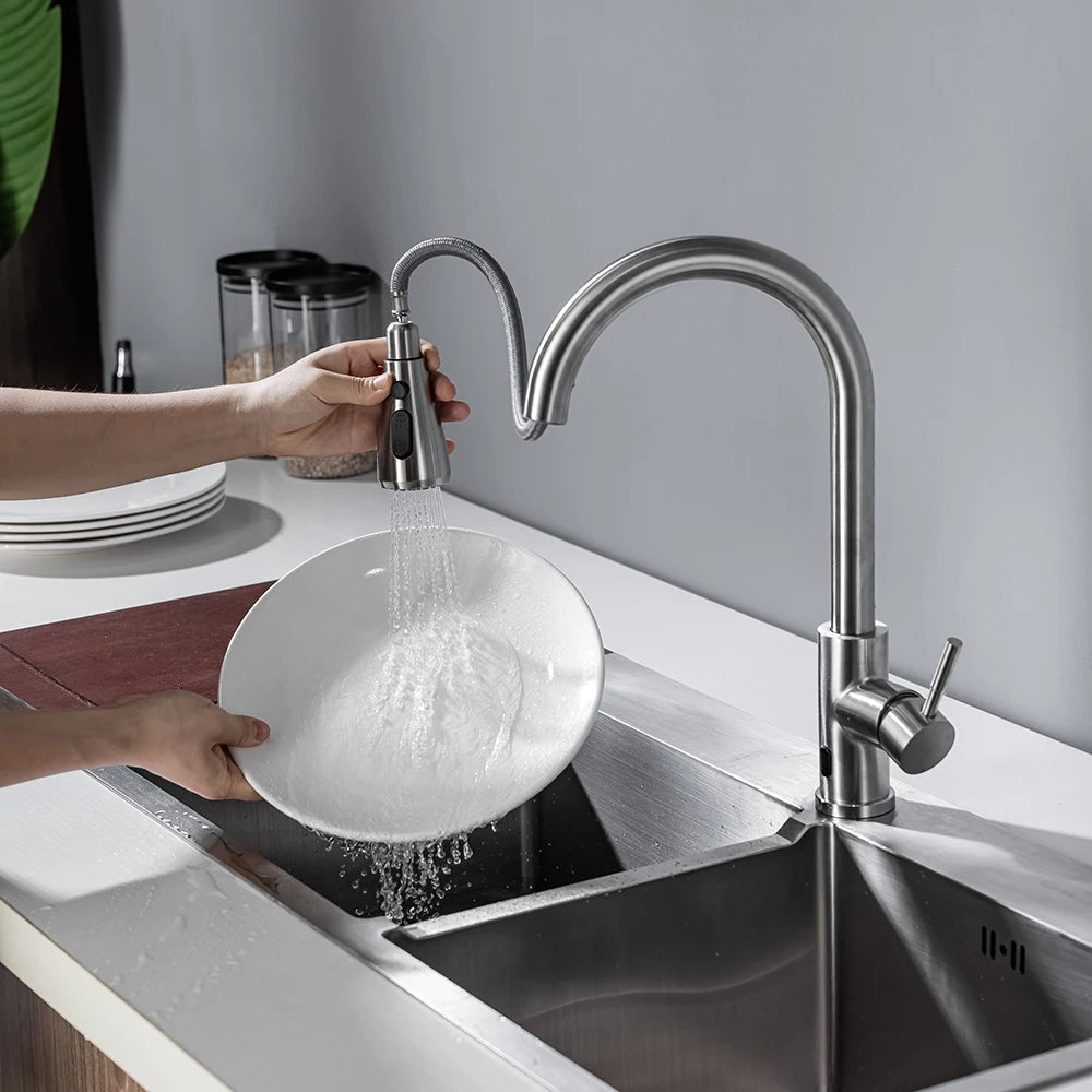 Smart Touchless Kitchen Faucet
