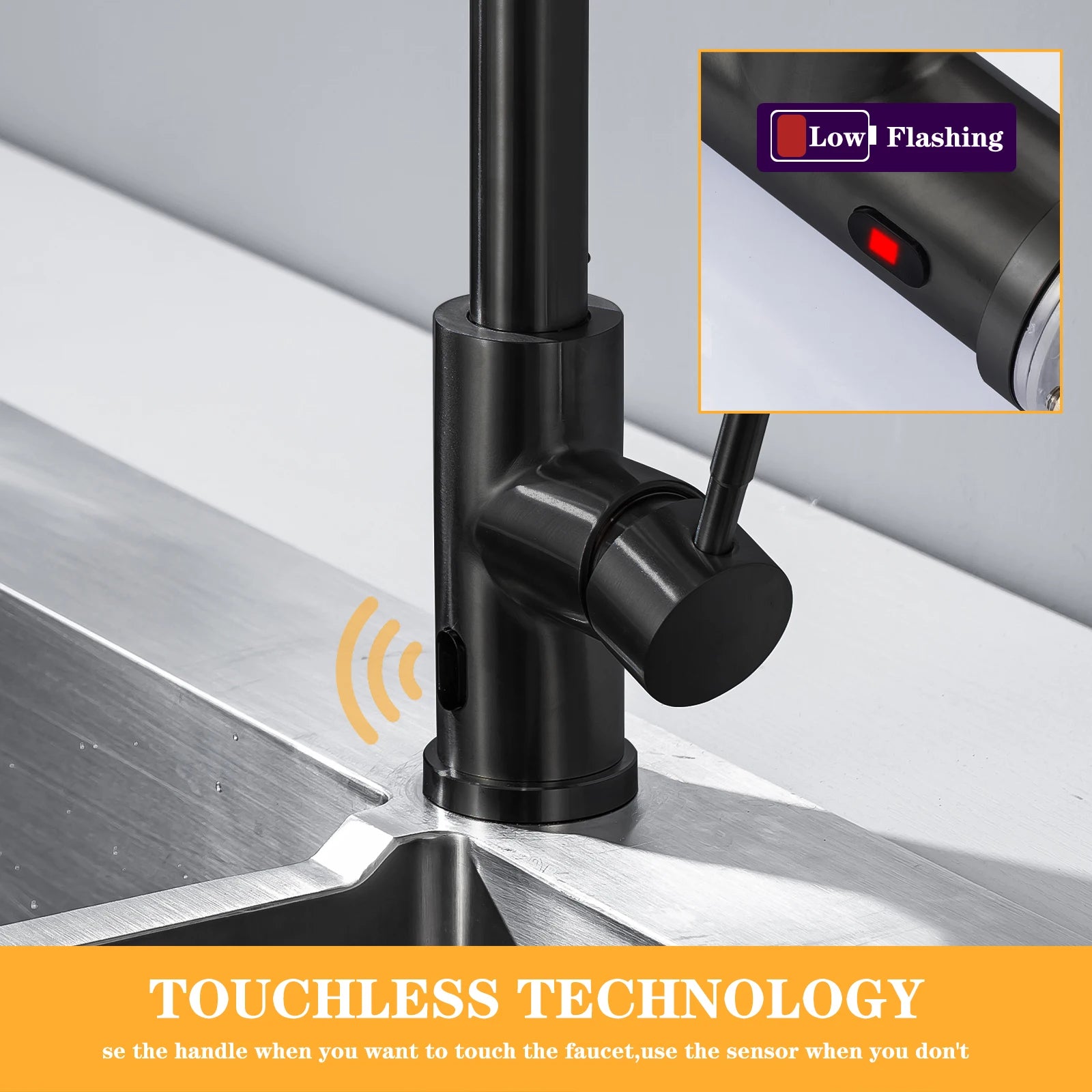 Smart Touchless Kitchen Faucet