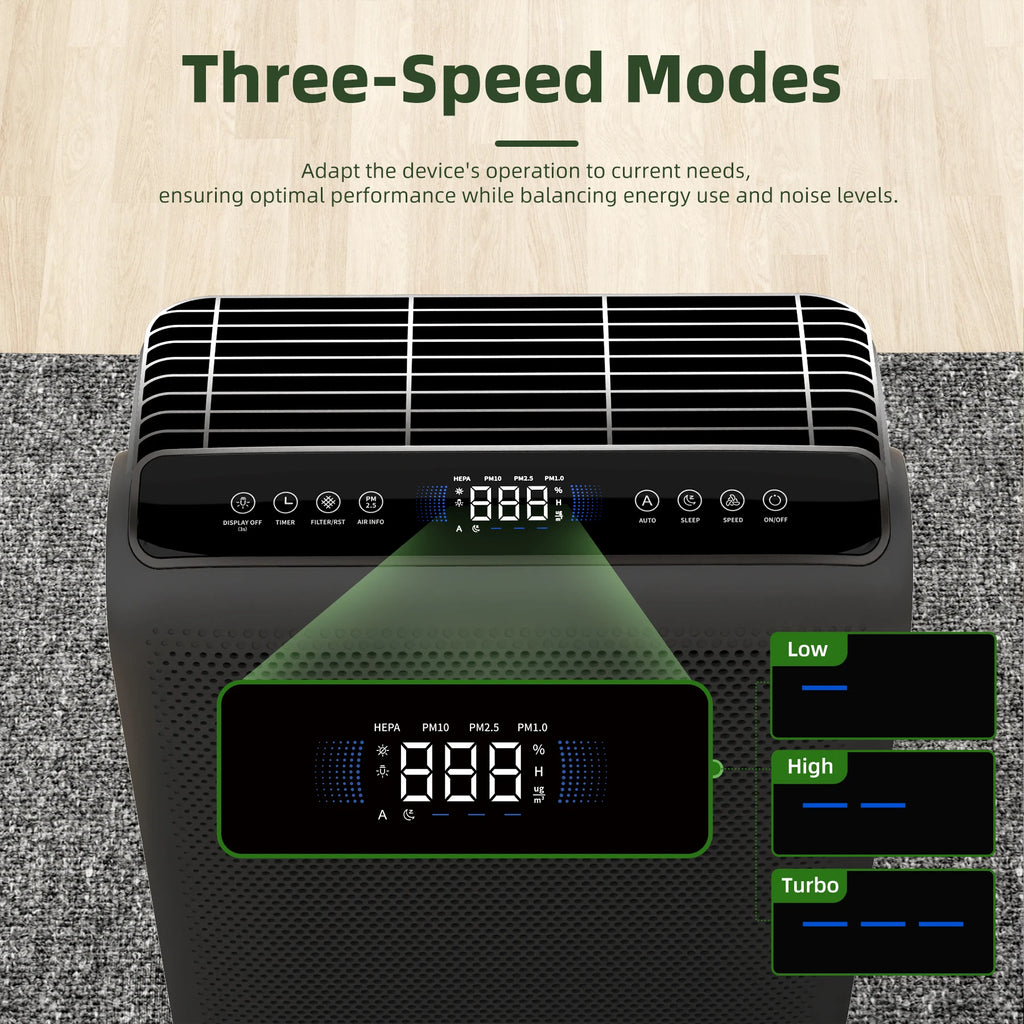 Smart Air Purifier with HEPA Filter