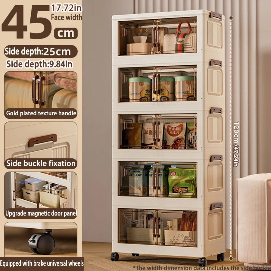 Folding Storage Cabinet Wardrobe