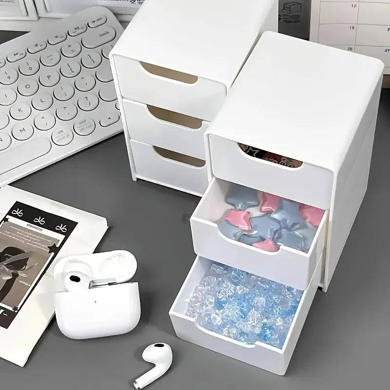 3-Tier Desk Organizer with Drawers