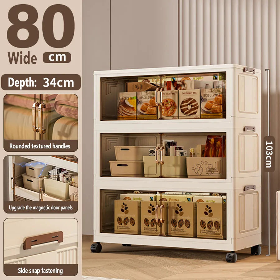 Folding Storage Cabinet Wardrobe