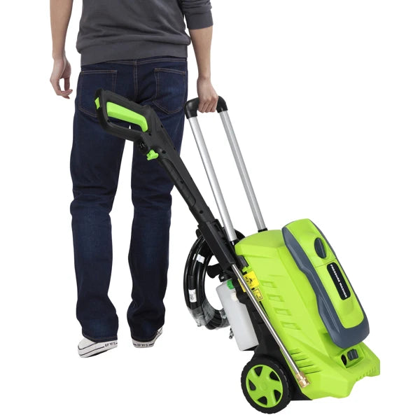 Green 1300PSI Electric Pressure Washer