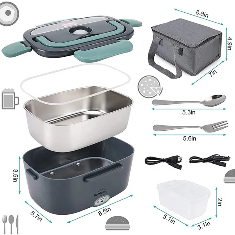 Portable Electric Heated Lunch Box