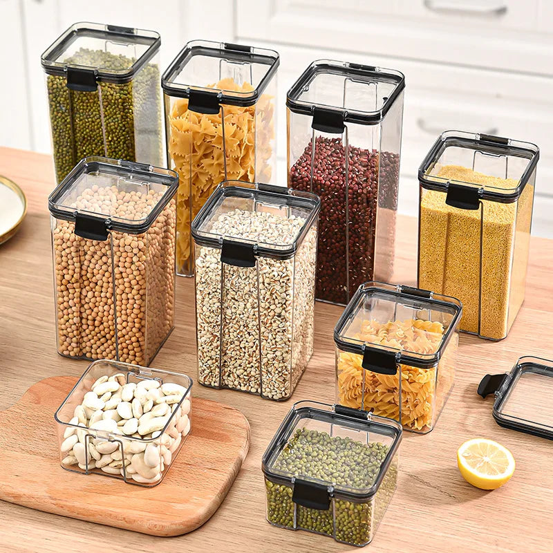 Sealed Kitchen Storage Jars Set