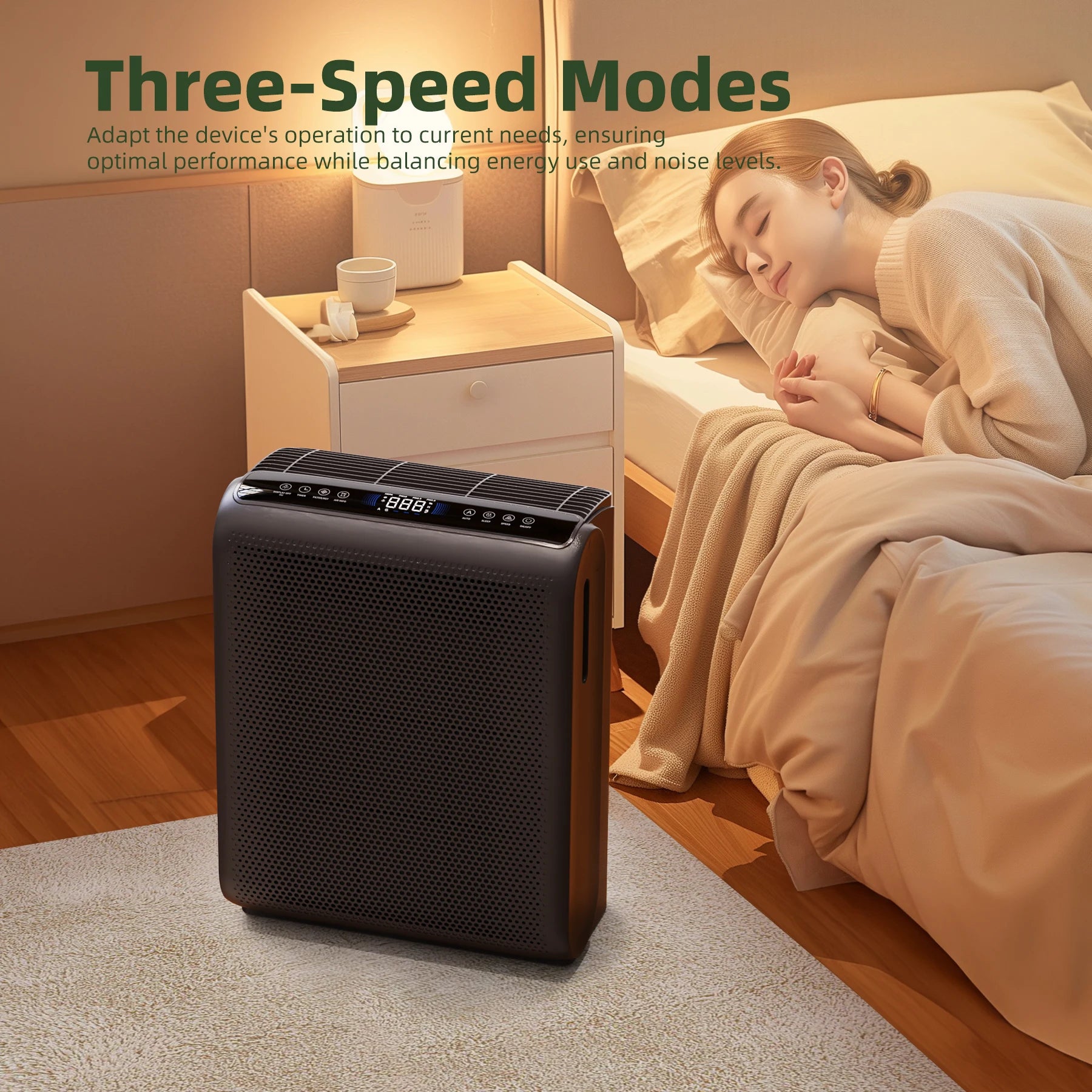 Smart Air Purifier with HEPA Filter