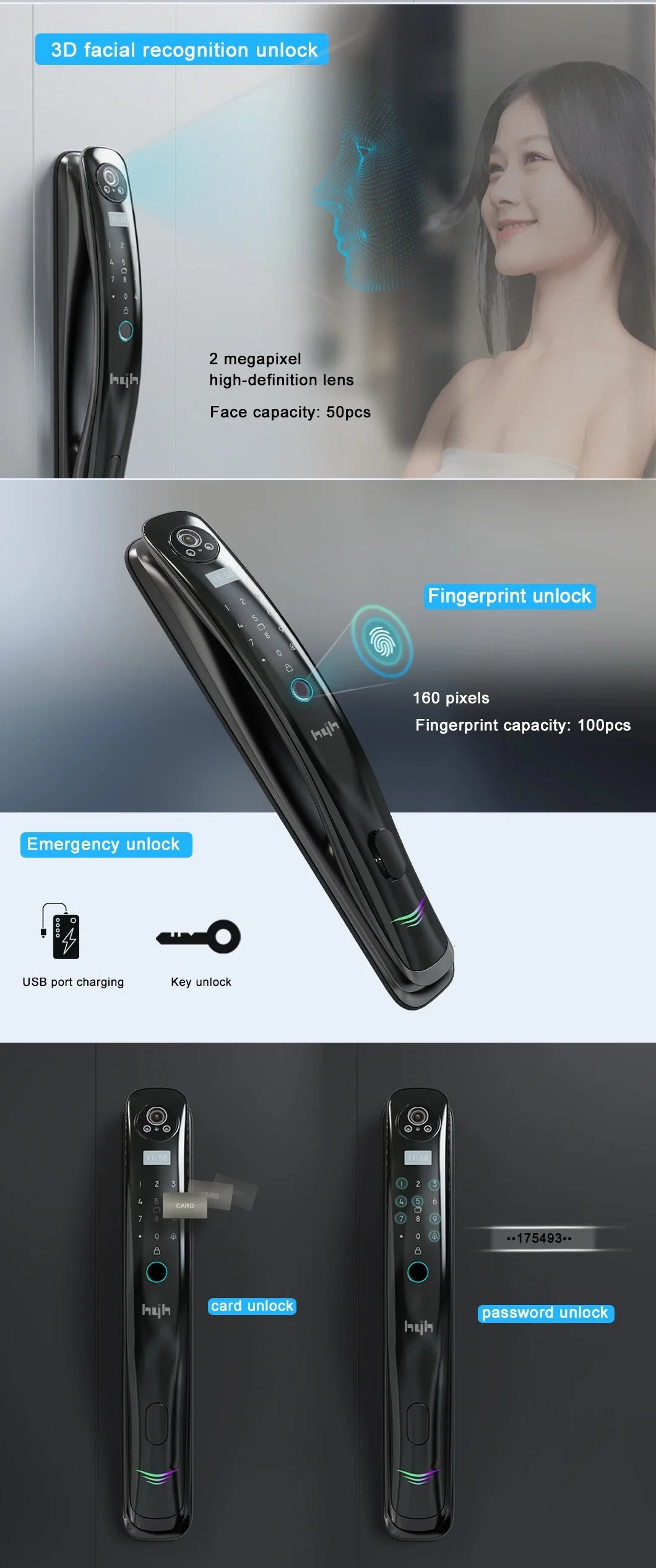 3D Face Recognition Smart Lock