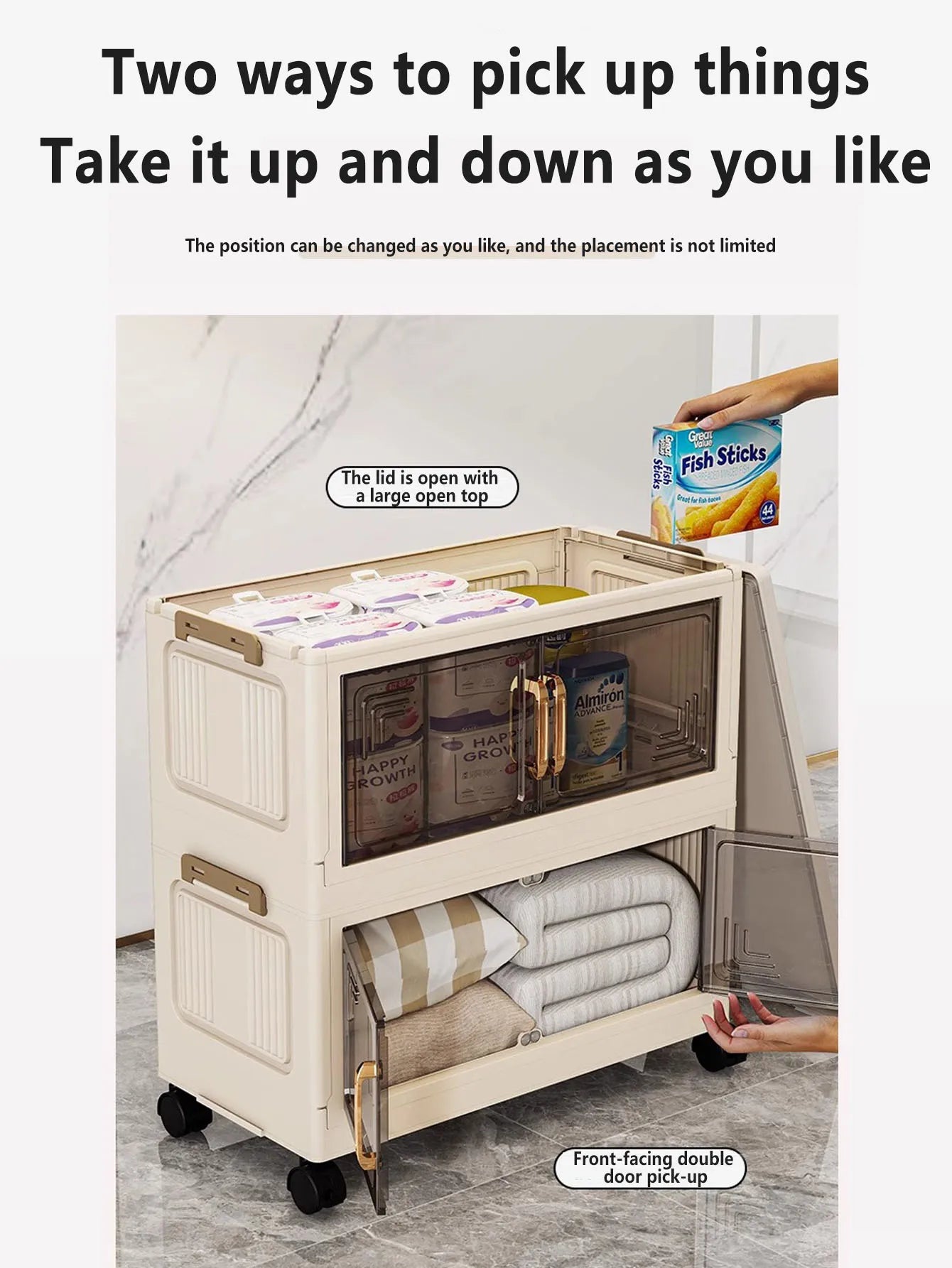 Folding Storage Cabinet Wardrobe