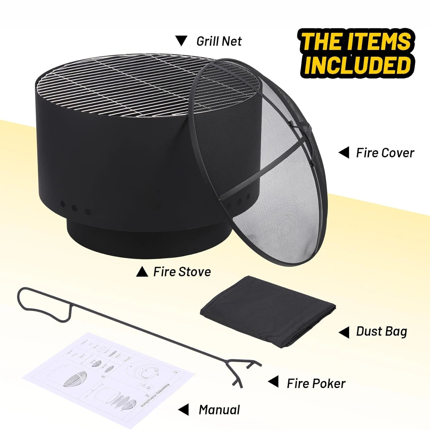 Smokeless Outdoor Patio Fire Pit