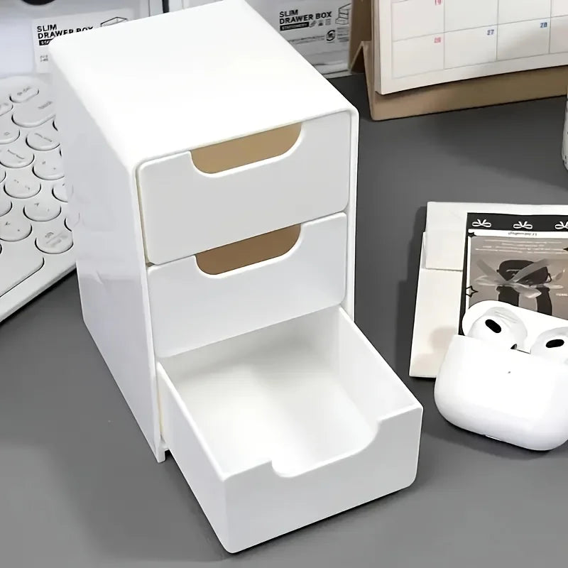 3-Tier Desk Organizer with Drawers