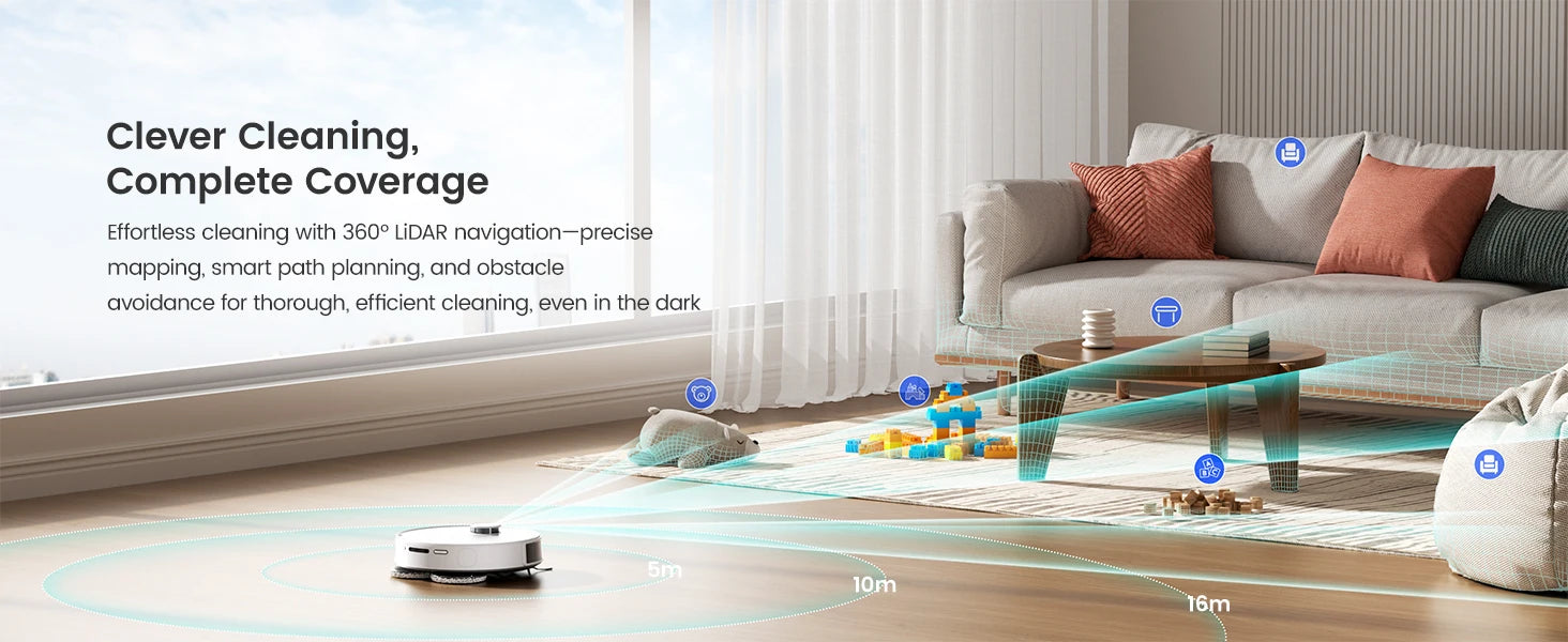 Robot Vacuum Cleaner with Mapping