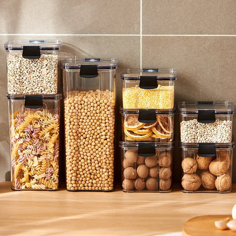 Sealed Kitchen Storage Jars Set
