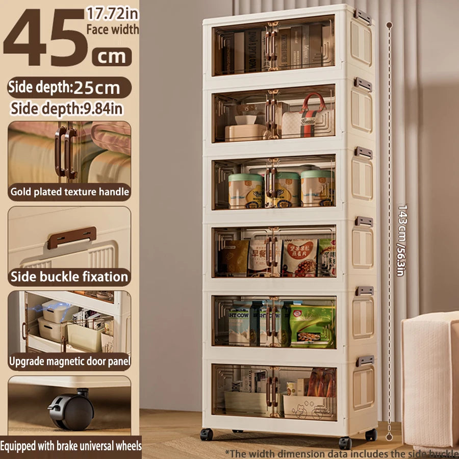 Folding Storage Cabinet Wardrobe