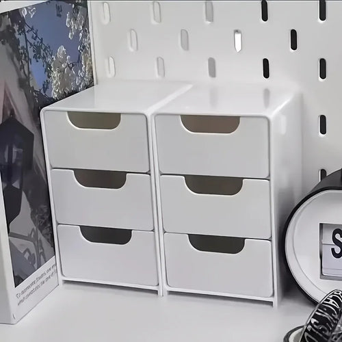 3-Tier Desk Organizer with Drawers