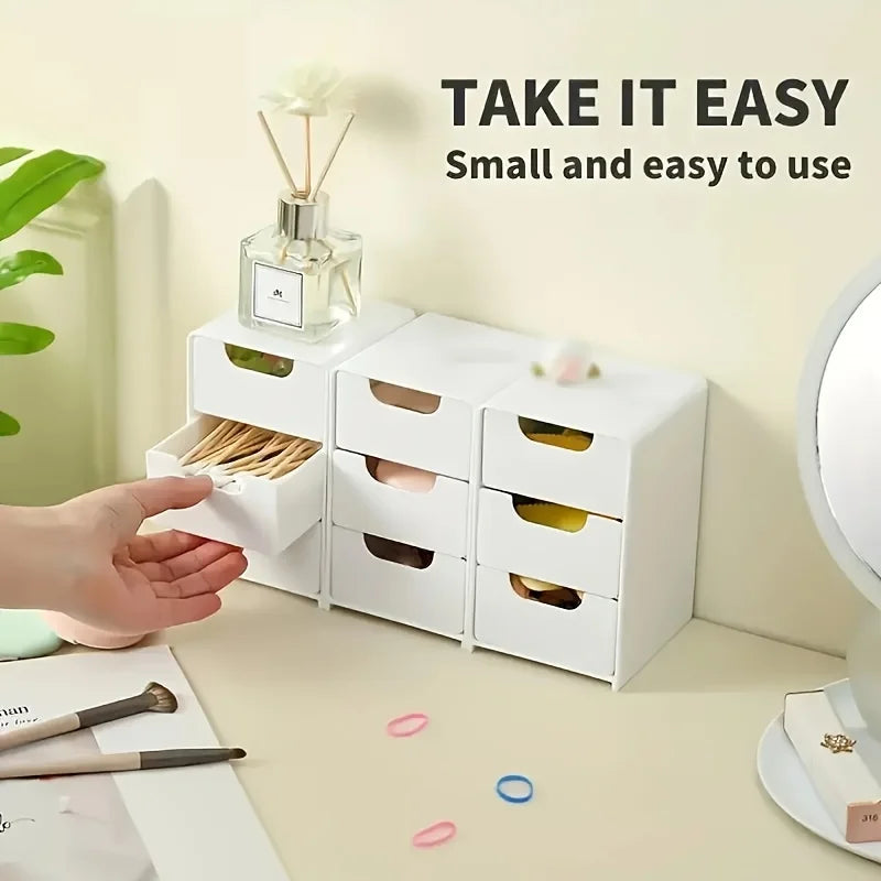 3-Tier Desk Organizer with Drawers