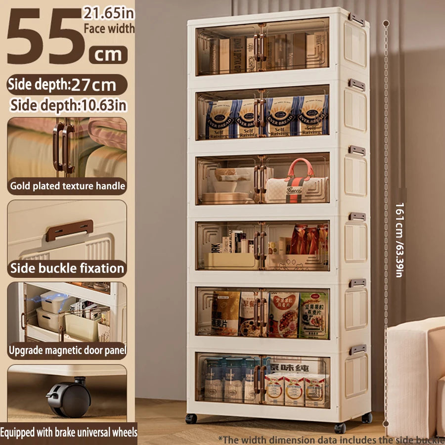 Folding Storage Cabinet Wardrobe