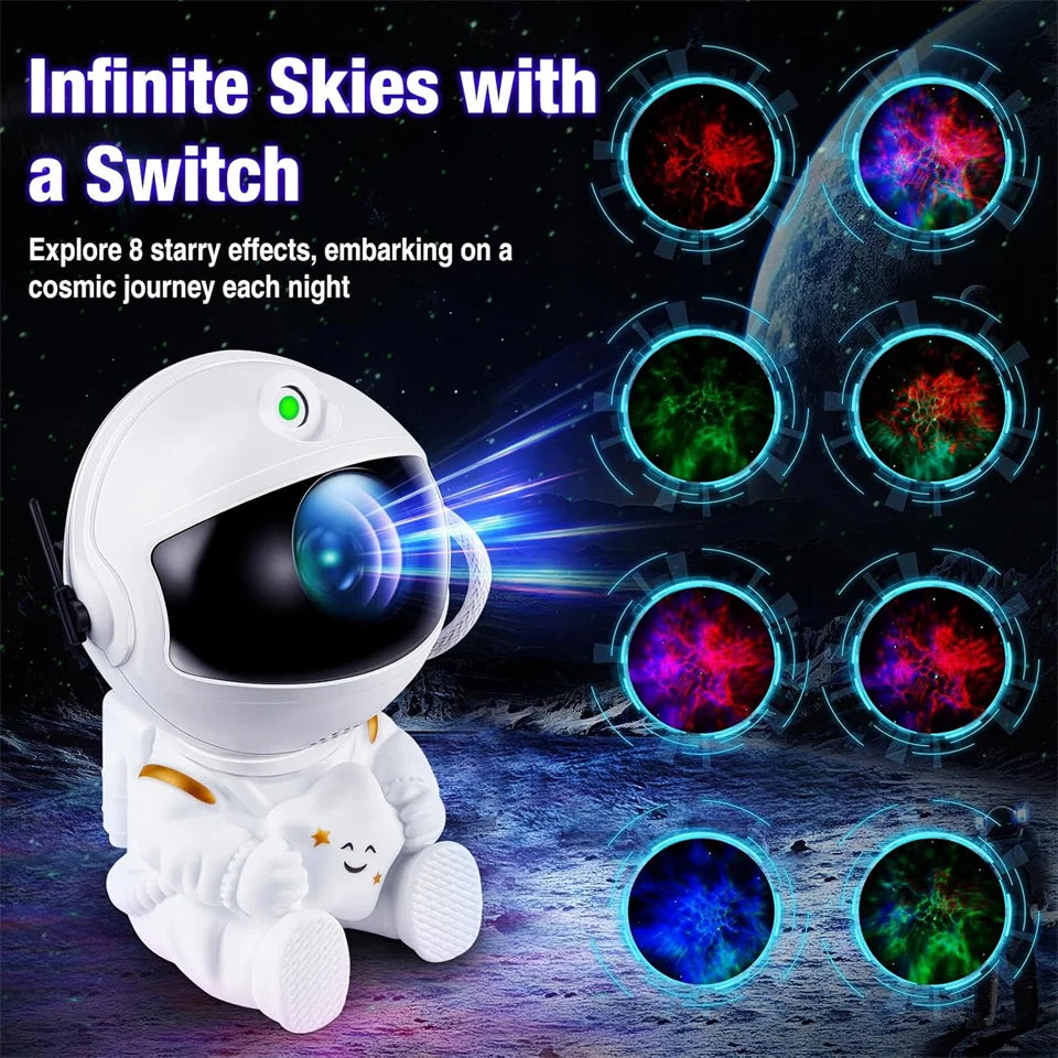Astronaut Galaxy Star Projector