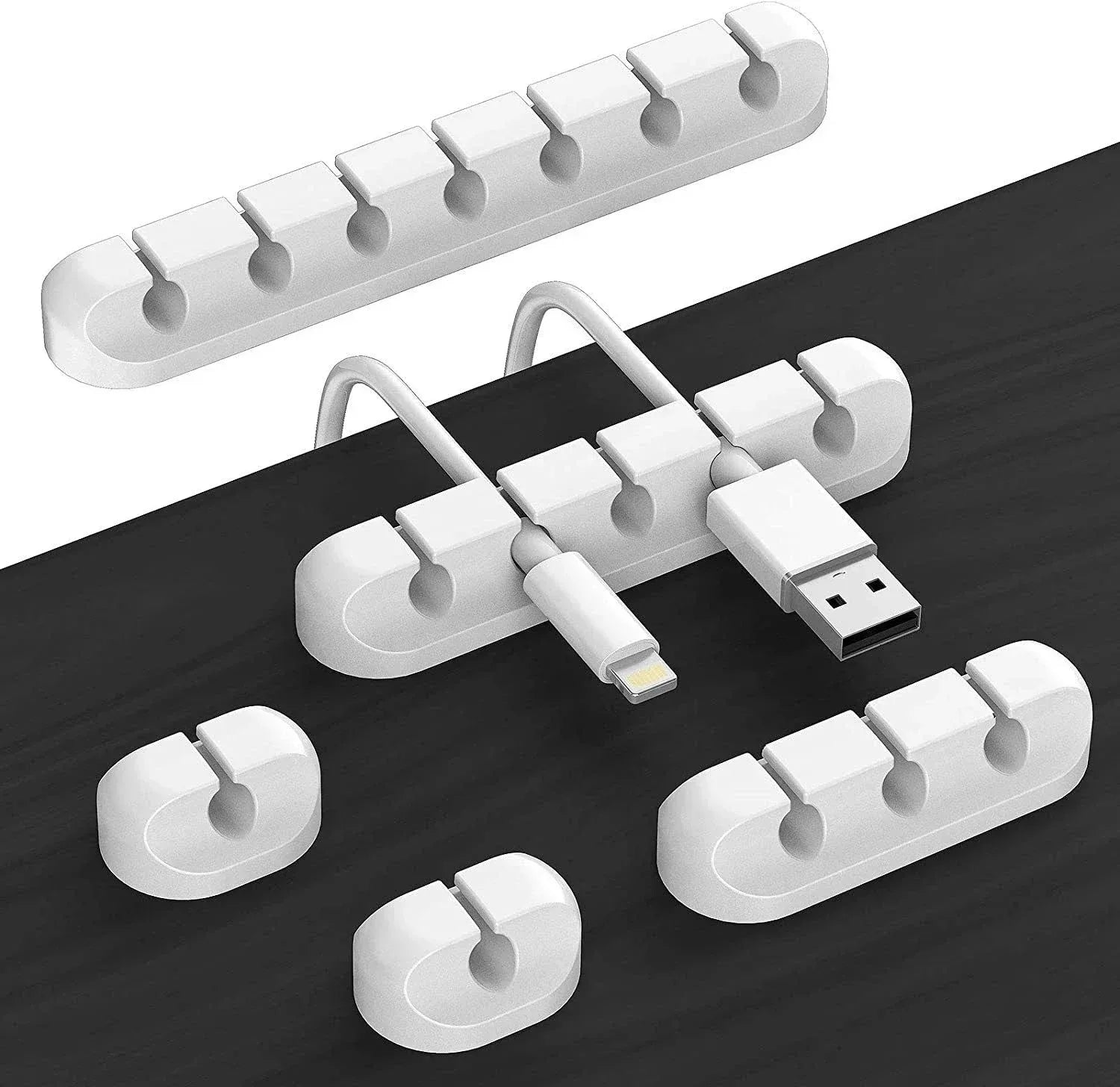 Silicone Cable Organizer Clips