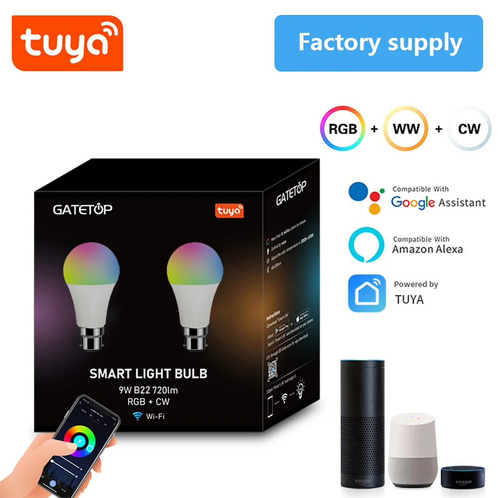 Smart WiFi LED Bulb Set