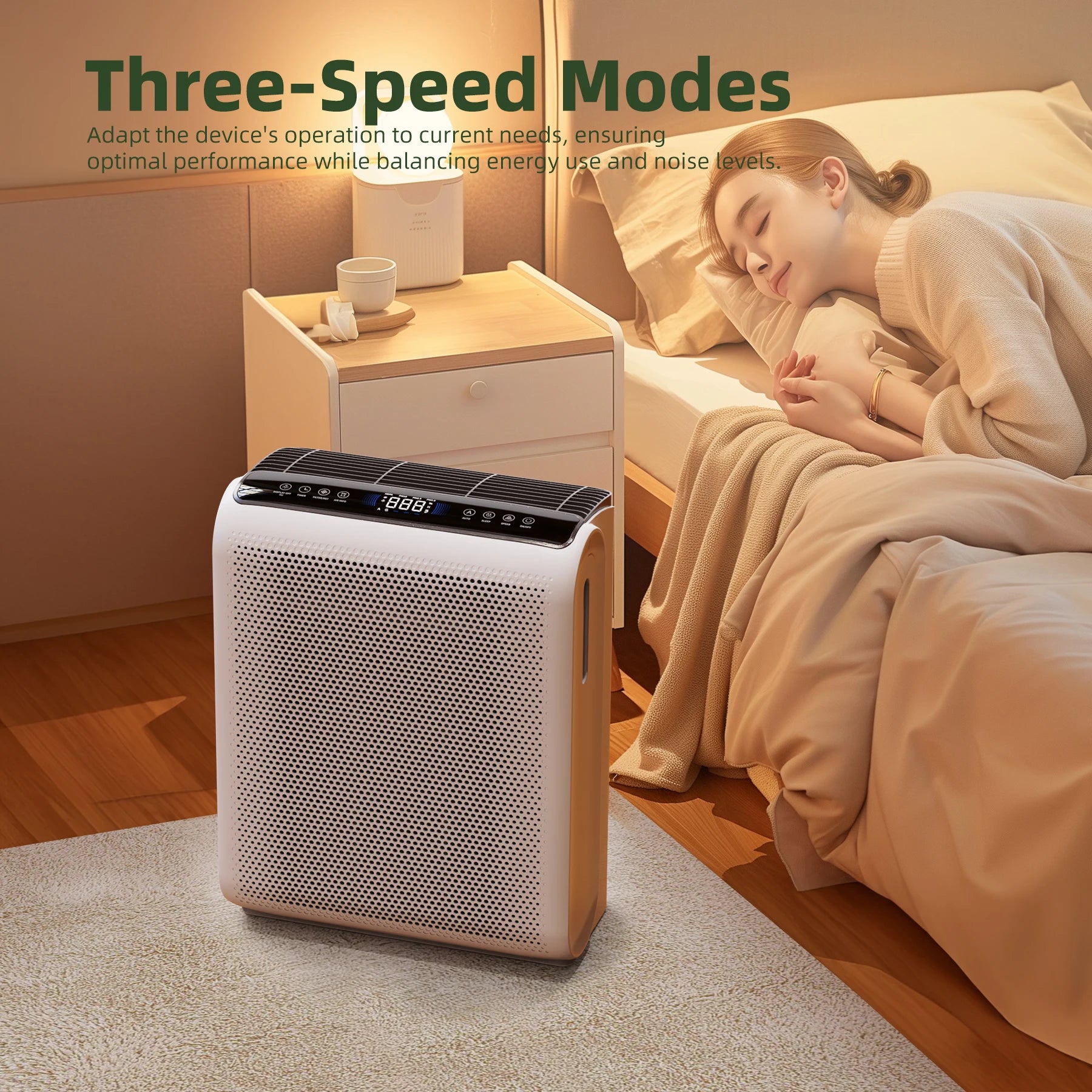 Smart Air Purifier with HEPA Filter