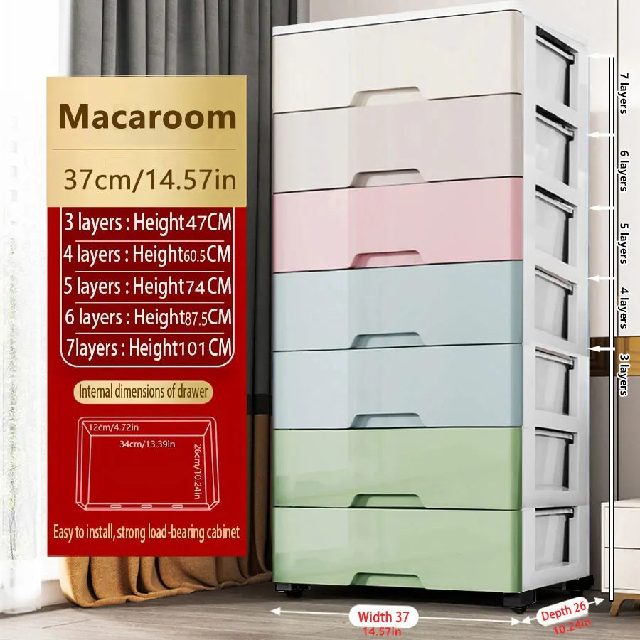 Multi-Layer Drawer Storage Cabinet