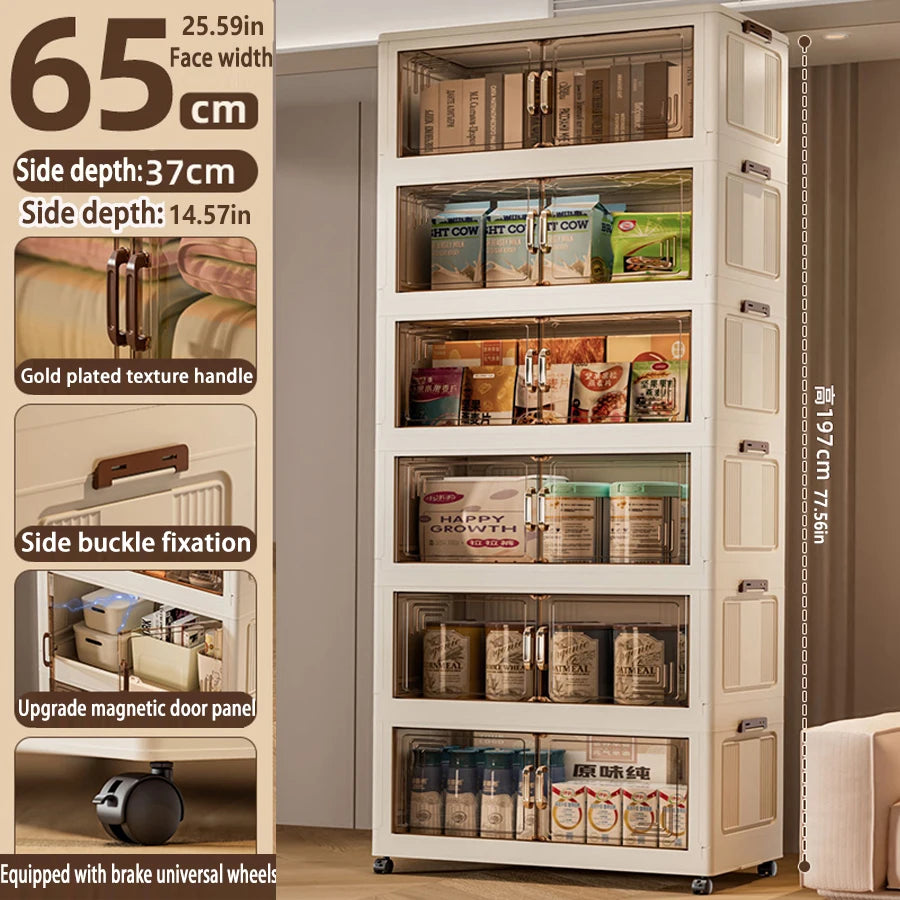 Folding Storage Cabinet Wardrobe