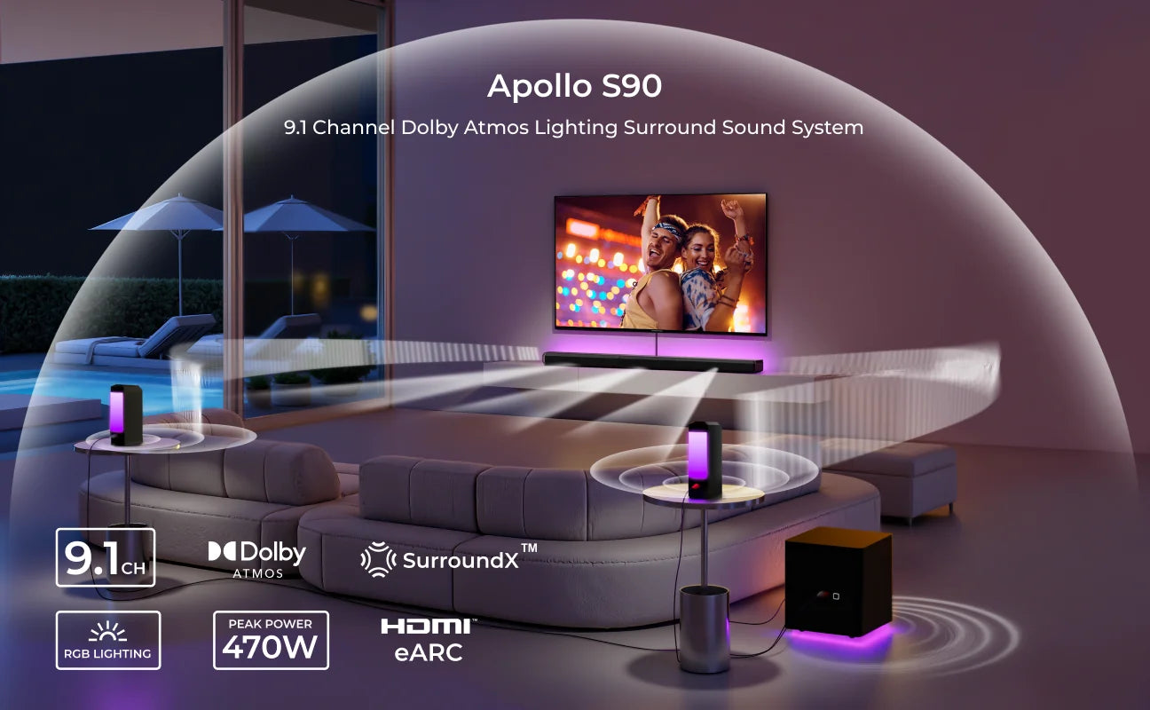 9.1ch Dolby Atmos Soundbar