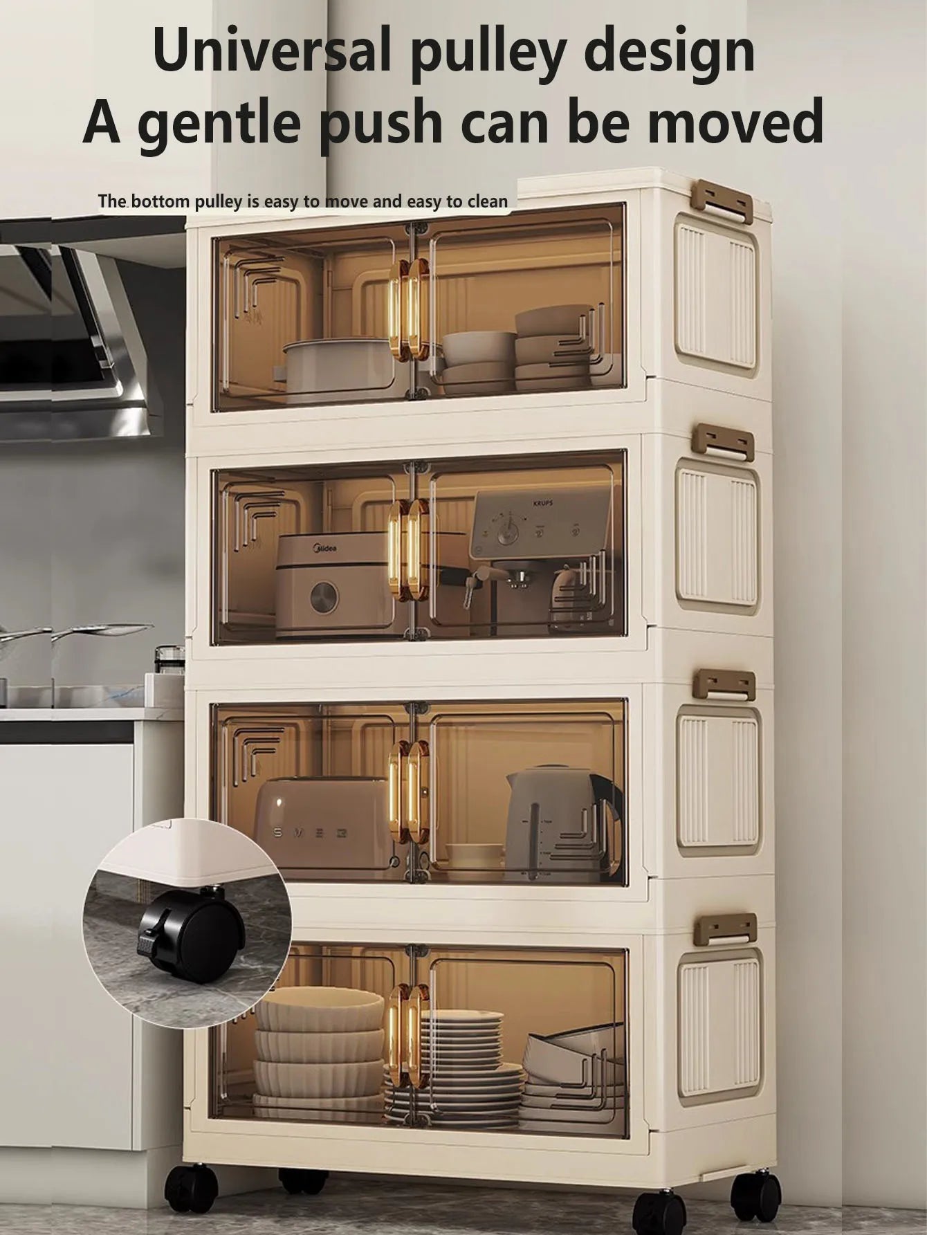 Folding Storage Cabinet Wardrobe