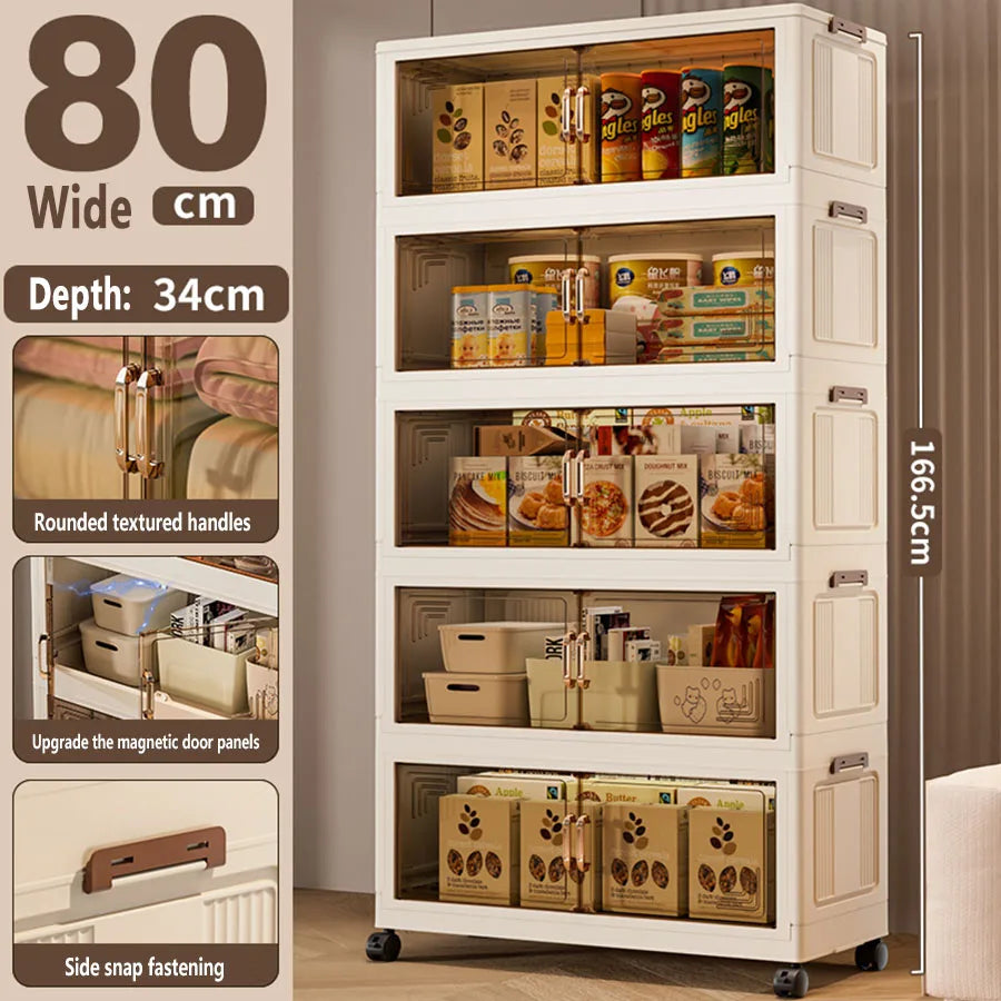 Folding Storage Cabinet Wardrobe