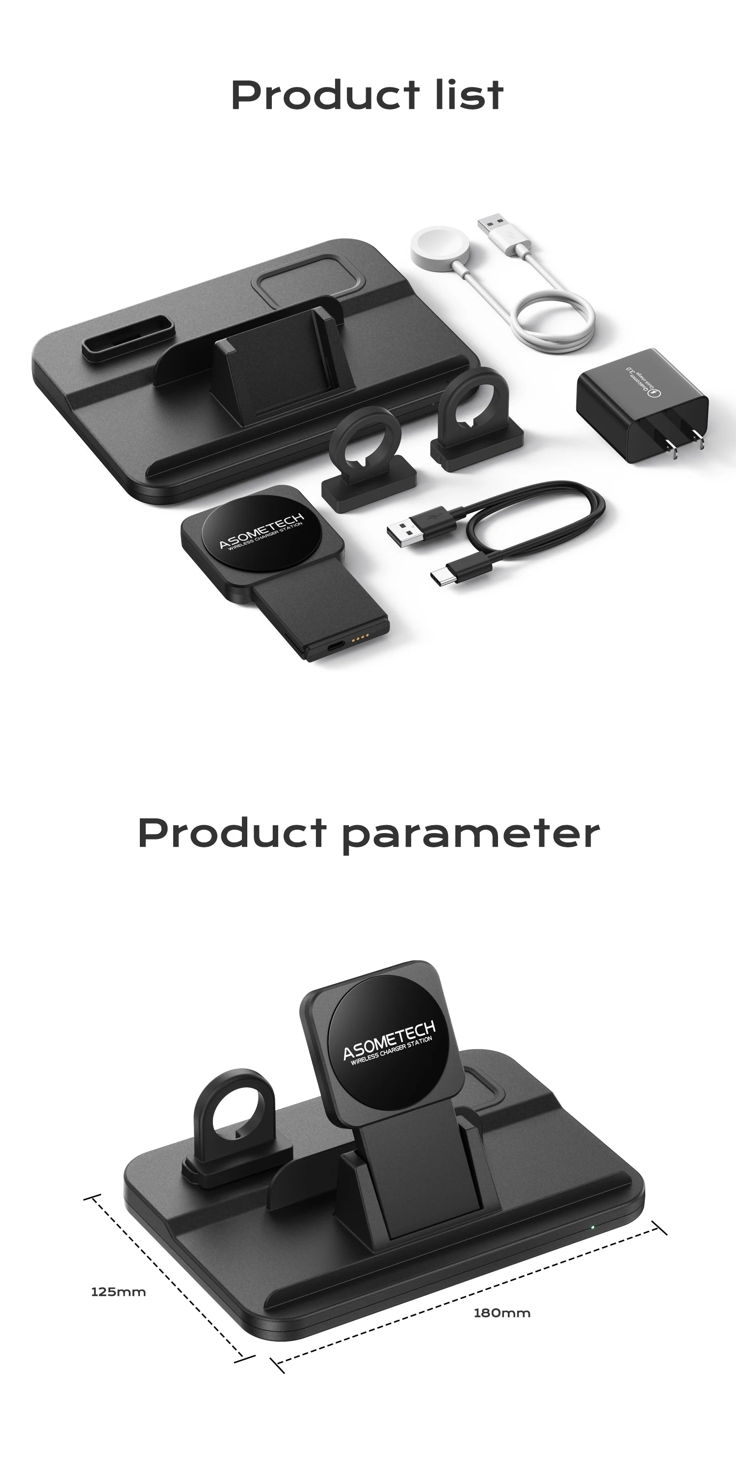 4-in-1 Magnetic Wireless Charging Stand