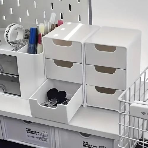3-Tier Desk Organizer with Drawers