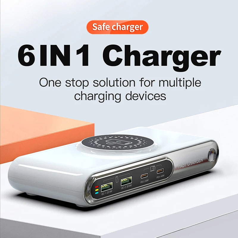 72W GaN Fast Charging Station
