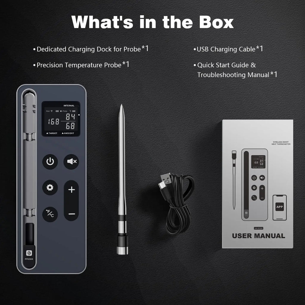 Wireless Bluetooth Meat Thermometer