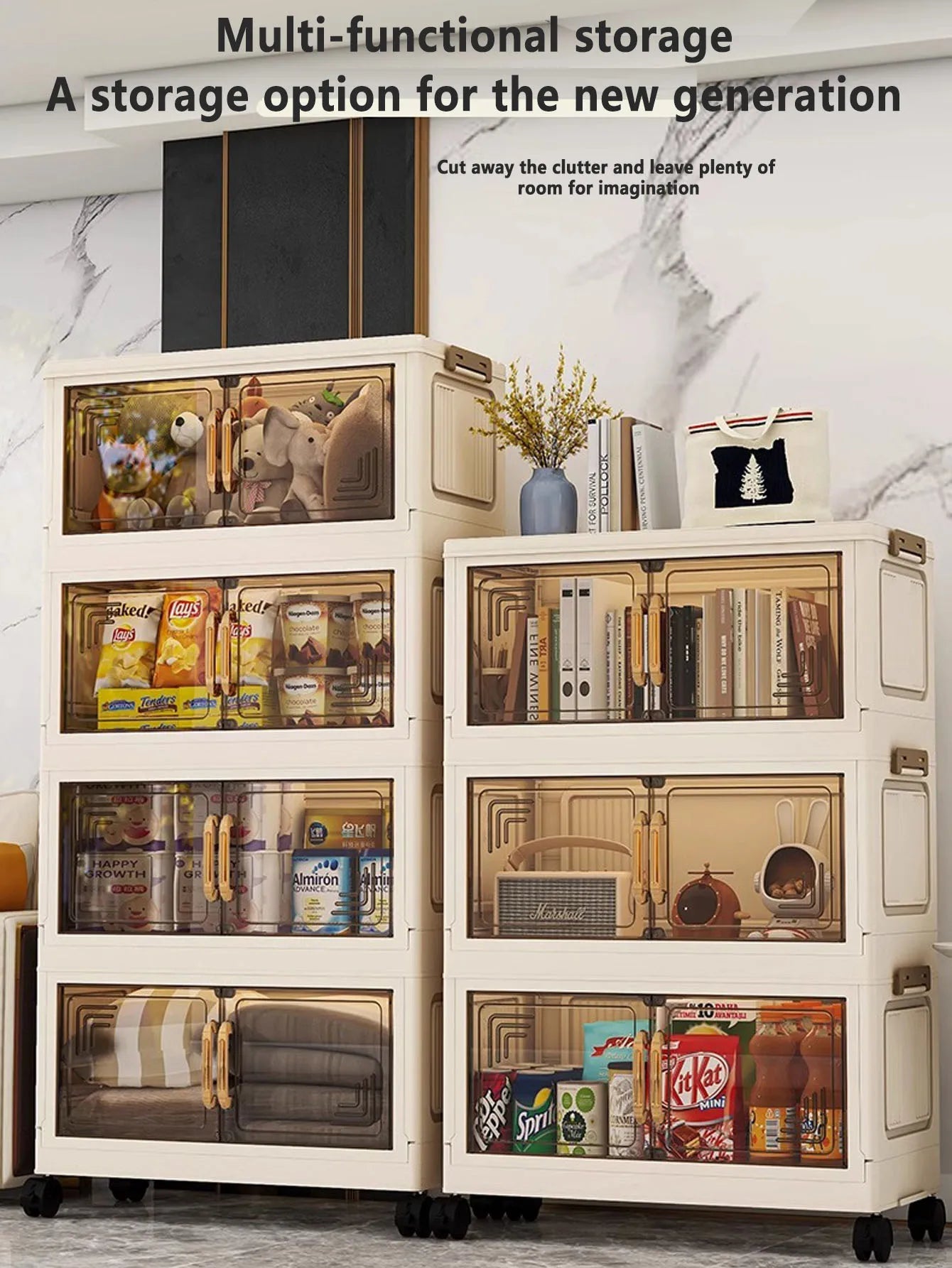 Folding Storage Cabinet Wardrobe