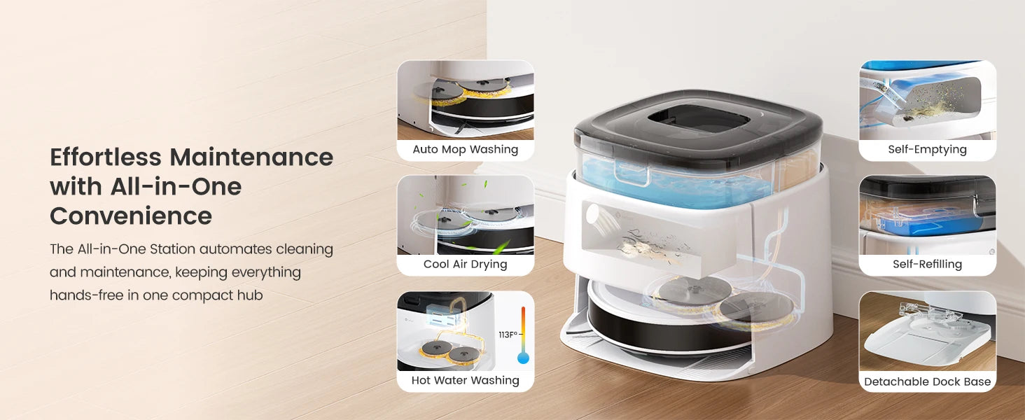 Robot Vacuum Cleaner with Mapping