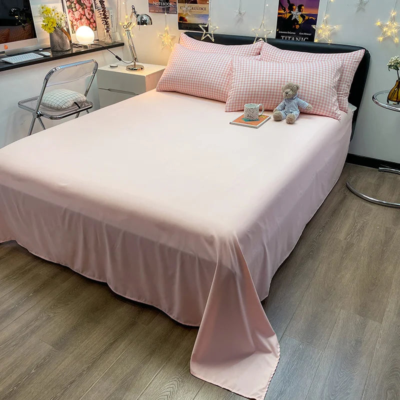 Plaid Cotton Bedding Set