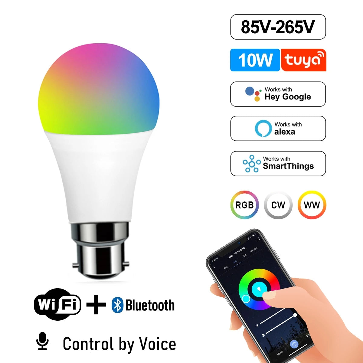 Smart WiFi LED Bulb Set