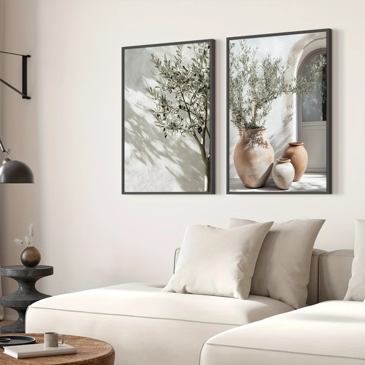 2pcs Tree Vase Wall Art Posters