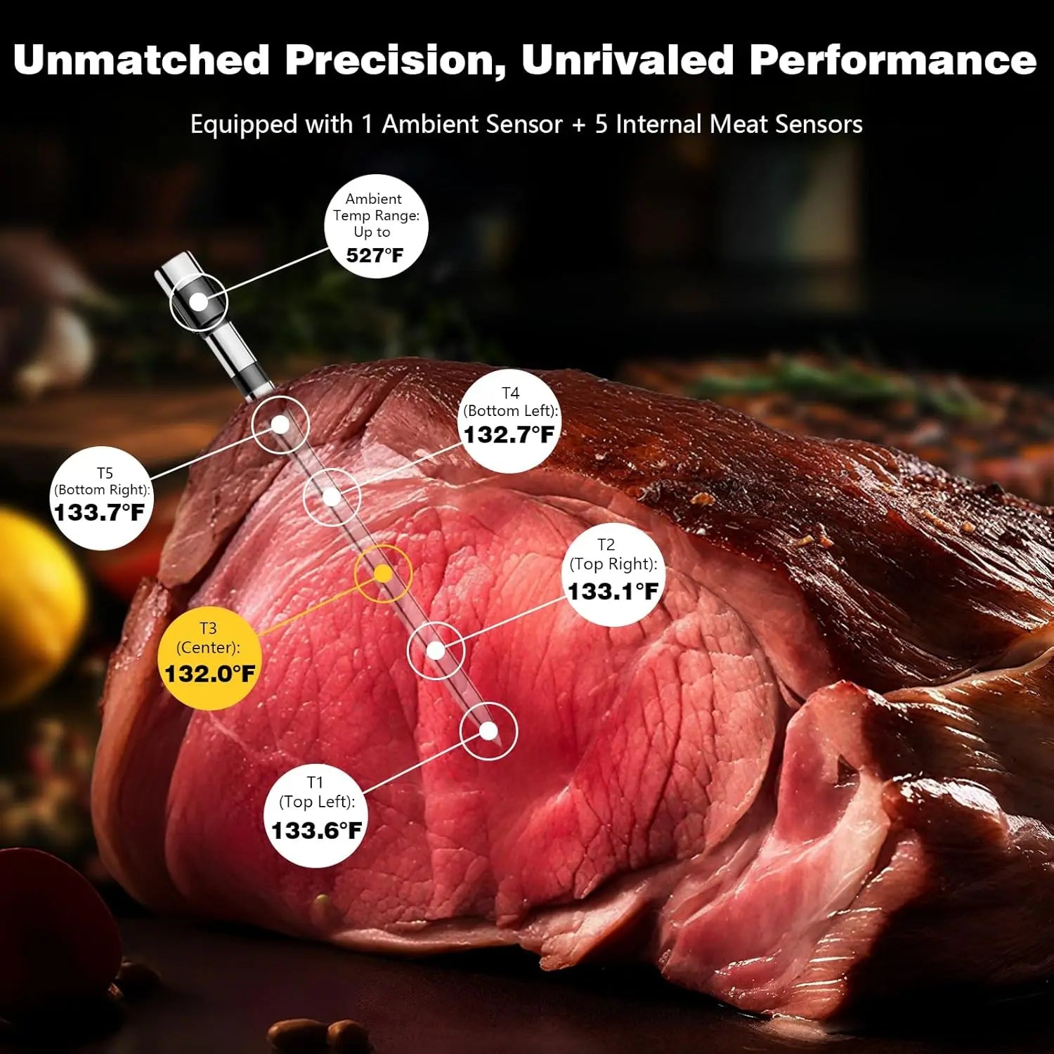 Wireless Bluetooth Meat Thermometer
