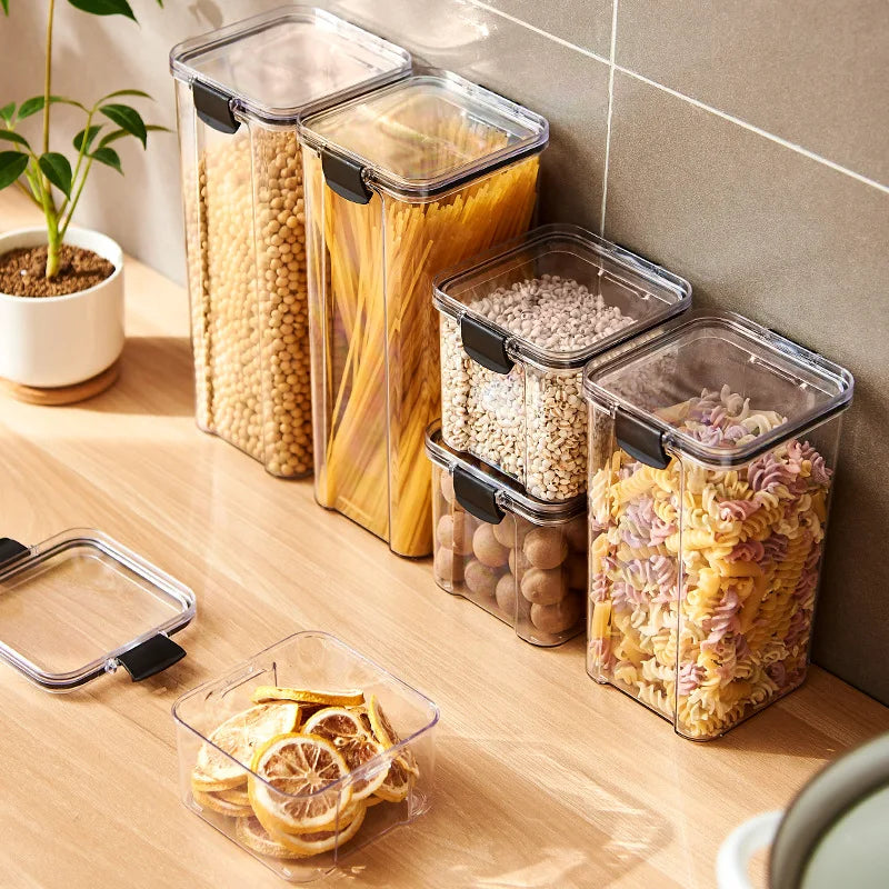 Sealed Kitchen Storage Jars Set
