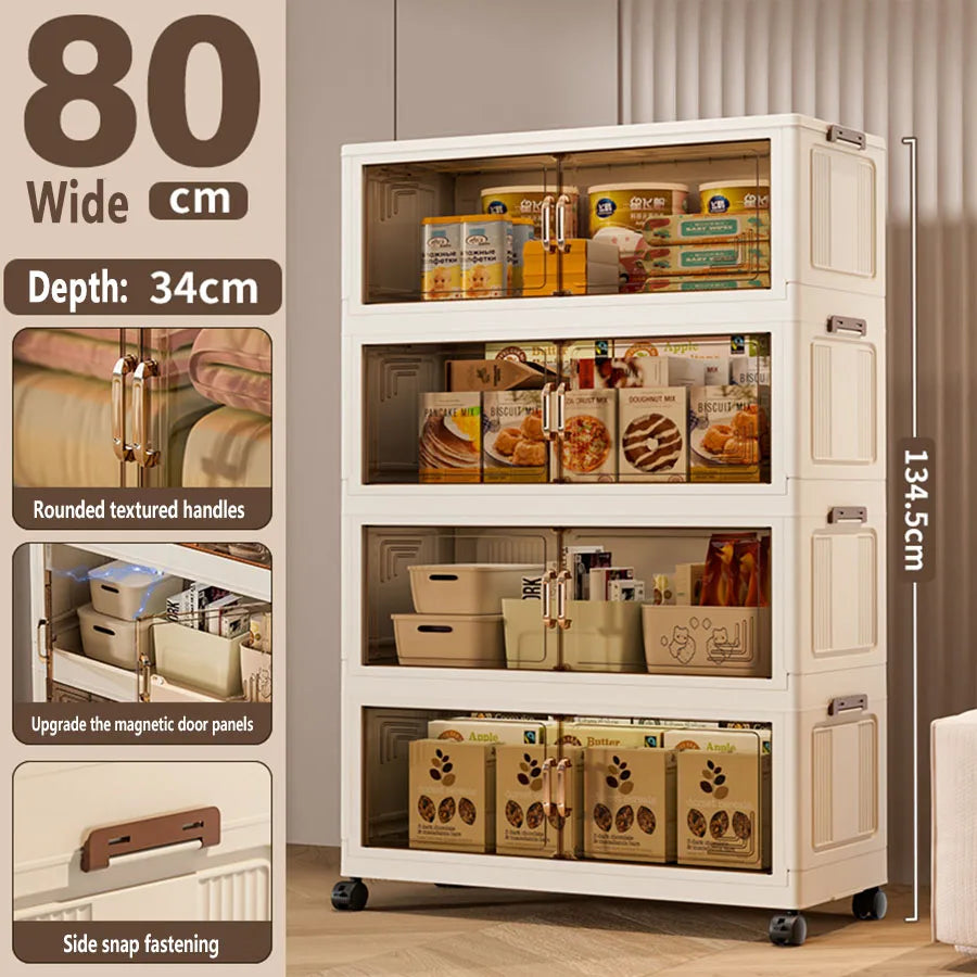 Folding Storage Cabinet Wardrobe