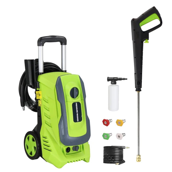 Green 1300PSI Electric Pressure Washer