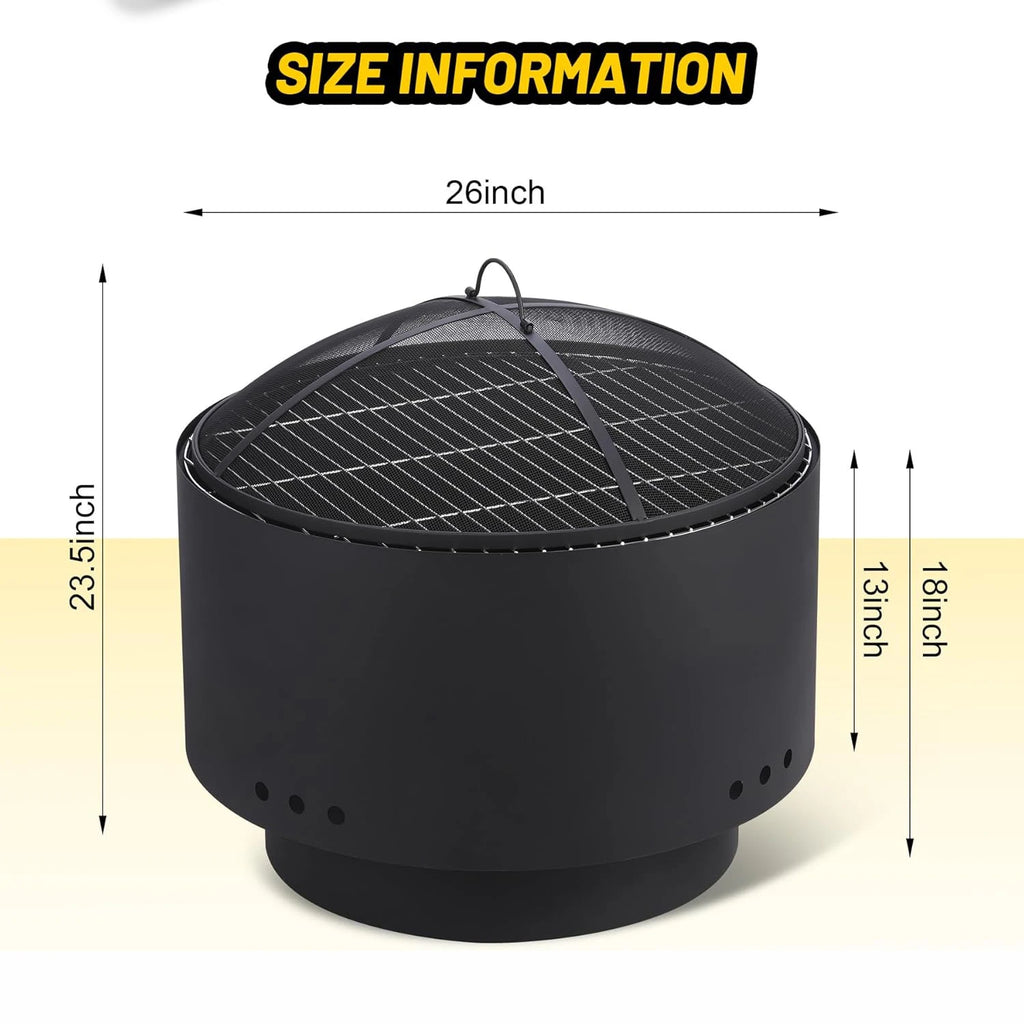 Smokeless Outdoor Patio Fire Pit