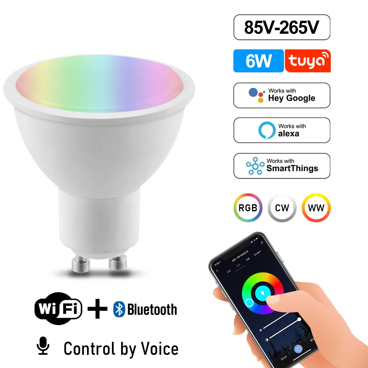 Smart WiFi LED Bulb Set