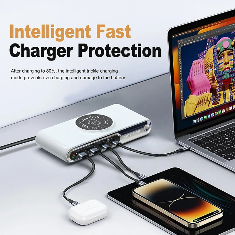 72W GaN Fast Charging Station