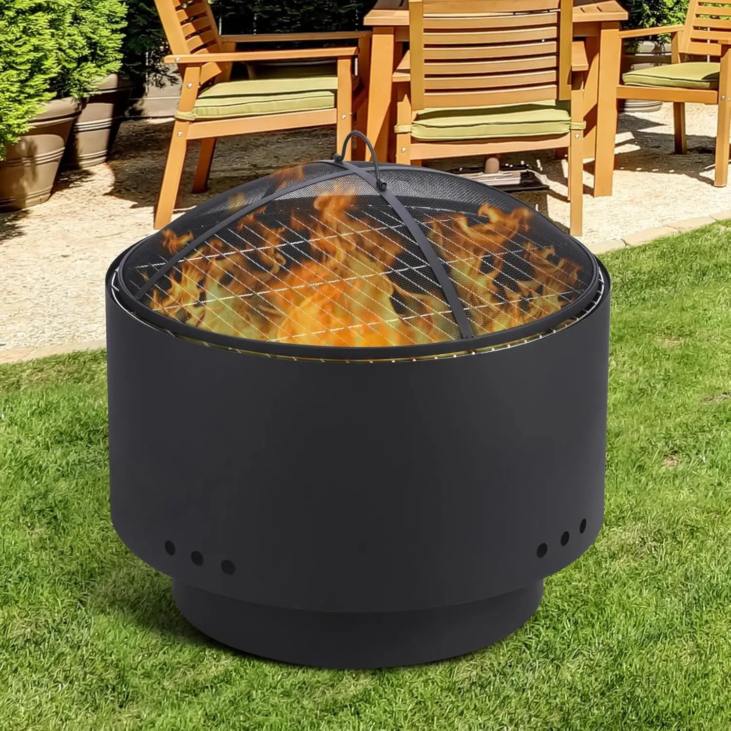 Smokeless Outdoor Patio Fire Pit