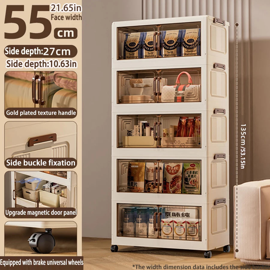 Folding Storage Cabinet Wardrobe