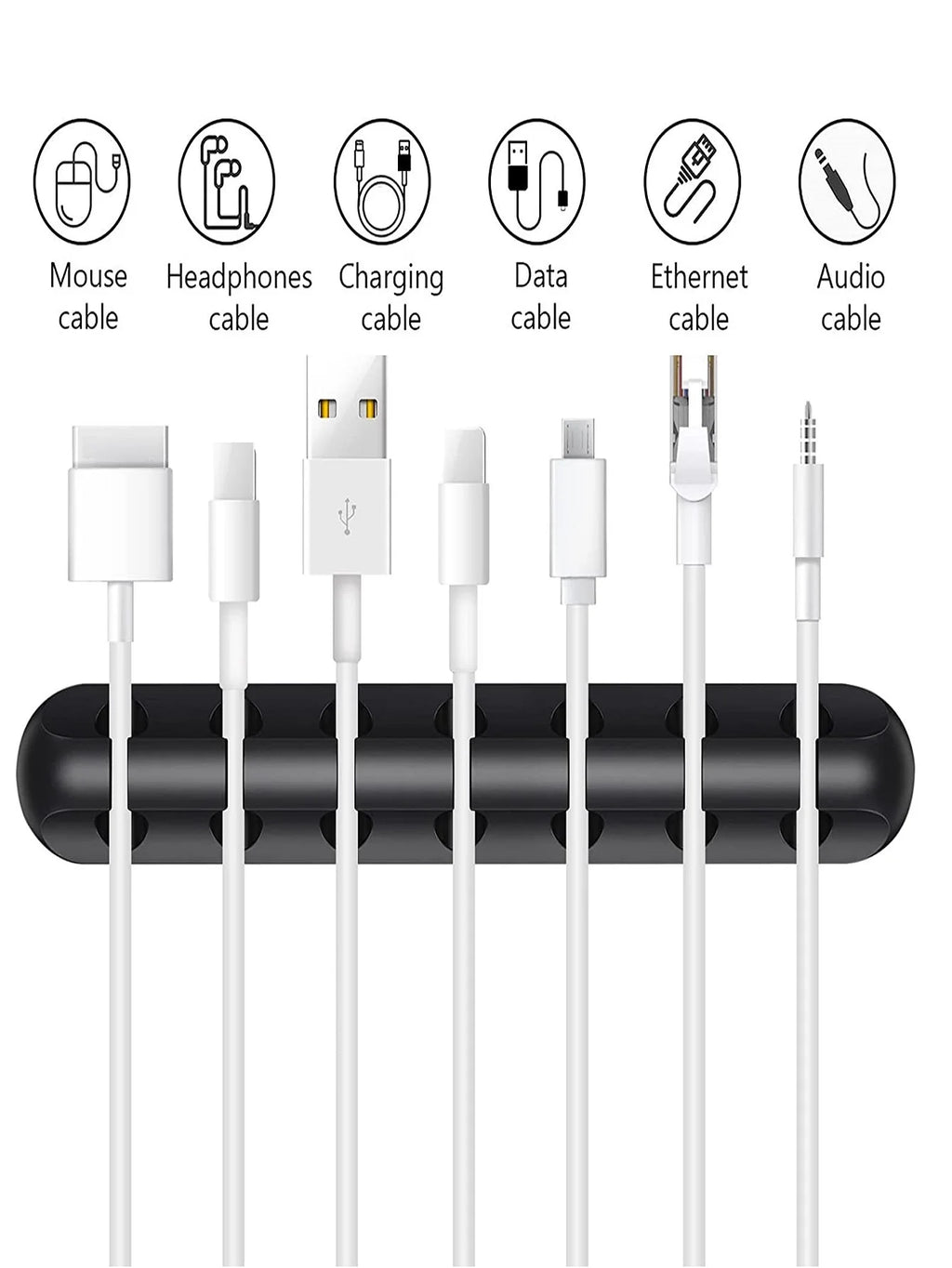 Silicone Cable Organizer Clips
