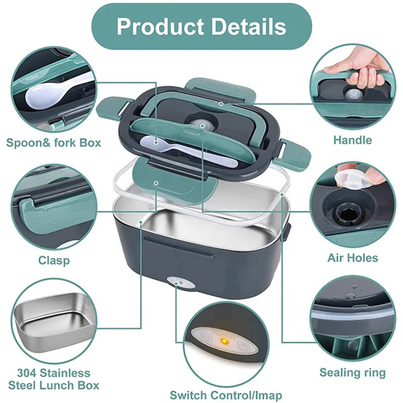 Portable Electric Heated Lunch Box